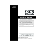 Roland UA-5 Owner's manual