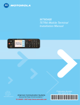 Motorola MTM5400 Installation guide