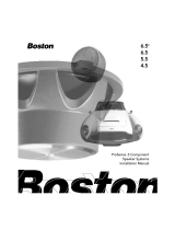 Boston Acoustics 6.5 User manual