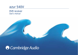 Cambridge Audio azur 540V User manual