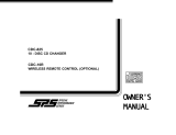 Audiovox CDC-10R User manual