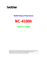 Brother HL-2600CN User manual