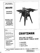 Sears 113.241591 User manual