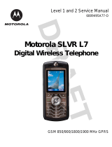 Motorola HELLOMOTO SLVR L7 User manual