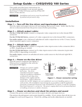 Extron SVEQ 100 User manual