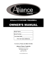 Alliance Laundry Systems 815 User manual