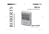 Roberts RD14 User manual