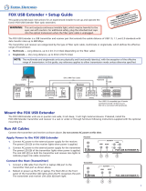 Extron FOX USB Tx (MM) User manual