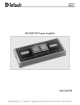 McIntosh MCC602TM User manual