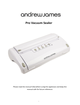 Andrew James Pro Vacuum Sealer User manual