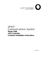 AT&T SPIRIT 1224 Controller User manual