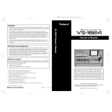 Roland VS-1824CD Owner's manual