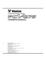 Vestax PMC-05ProII User manual