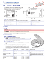Extron electronics XTP T FB 202 User manual