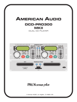 American Audio DCD-PRO300 User manual