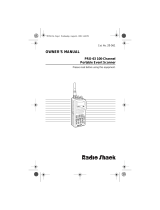 Radio Shack PRO-63 User manual