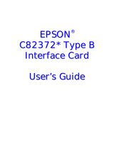 Epson C823722 User manual