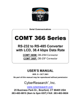 CyberResearch COMT 366F User manual