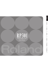 Roland RP301 User manual