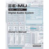 Creative 1616 PCI Owner's manual