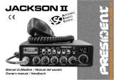 PRESIDENT JACKSON II ASC Owner's manual