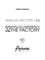 Arturia 2.5 User manual