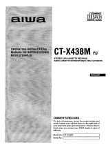 Aiwa CT-X438 Operating instructions