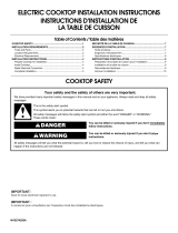 Maytag MEC7430W - 30 in. Electric Cooktop User manual