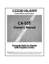 Code Alarm CA-535 User manual