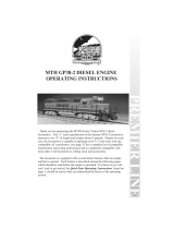 M.T.H. Electric Trains GP38-2 DIESEL ENGINE Operating instructions