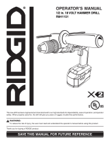RIDGID R841151 User manual