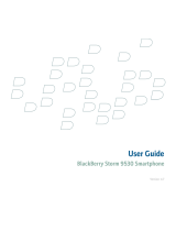 Blackberry Storm 9530 User manual