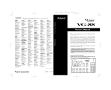 Roland VG-88 User manual