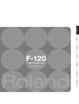 Roland F-120 User manual