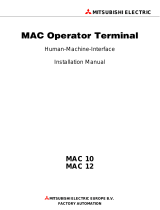 Mitsubishi Electric MAC 12 User manual