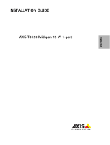 Axis Communications AXIS T8120 User manual