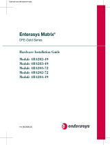 Enterasys 4H4203-72 User manual