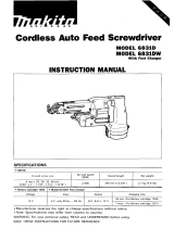 Makita 6831DW User manual