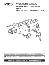 Ryobi D550H User manual