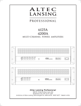 Altec Lansing 4200A User manual
