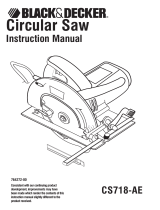 Black & Decker CS718 User manual