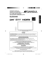 Sansui SLED2400 User manual
