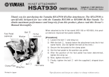 Yamaha HSAT930 User manual