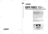 Boss BR-1180/1180CD Owner's manual