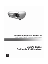 Epson PowerLite Home 20 User manual