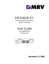 MRV Communications EM316SW-XY User manual