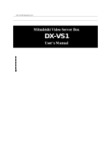 Mitsubishi DX-VS1 User manual