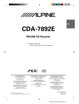 Alpine CDA-7892E User manual