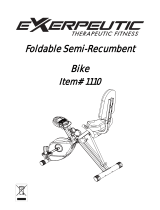 Exerpeutic 1110 Owner's manual