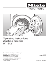 Miele W 1612 User manual